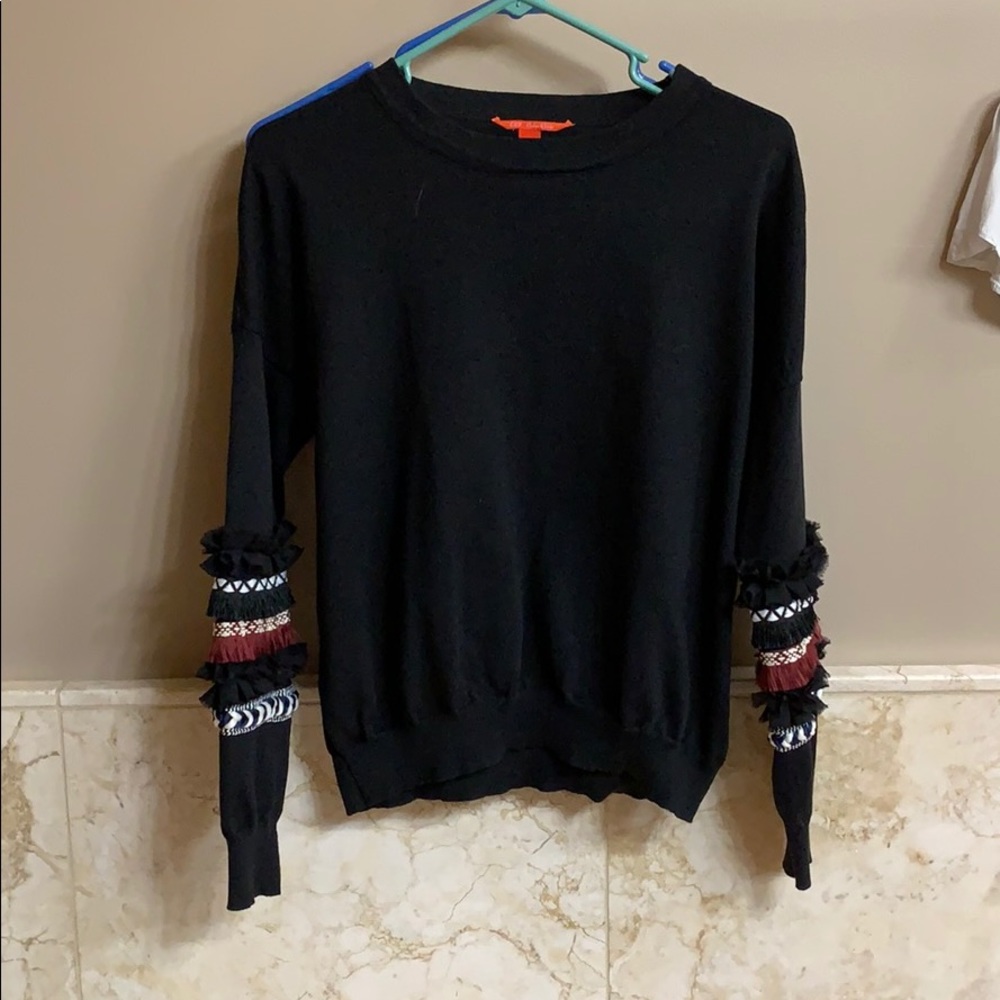 Chelsea & Violet fringe sweater
